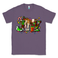 Lavender joy with baby cow and christmas gifts mistletoe Classic Tee - AdoDesignShop