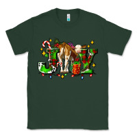 Sports Green joy with baby cow and christmas gifts mistletoe Classic Tee - AdoDesignShop