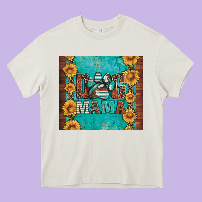 Dog Mama Heavy Core Tee Designed By Artiststas
