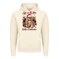 Vintage Artic christmas life is better with a chihuahua Vintage Hoodie - JahusDesignShop