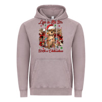 Vintage Zinc christmas life is better with a chihuahua Vintage Hoodie - JahusDesignShop