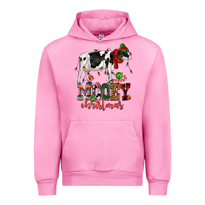 Mooey Christmas Cow Urban Hoodie by CowGirlArtShop | Teevron