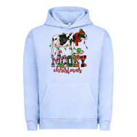 Pigment Grape Ice mooey christmas cow Urban Hoodie - CowGirlArtShop