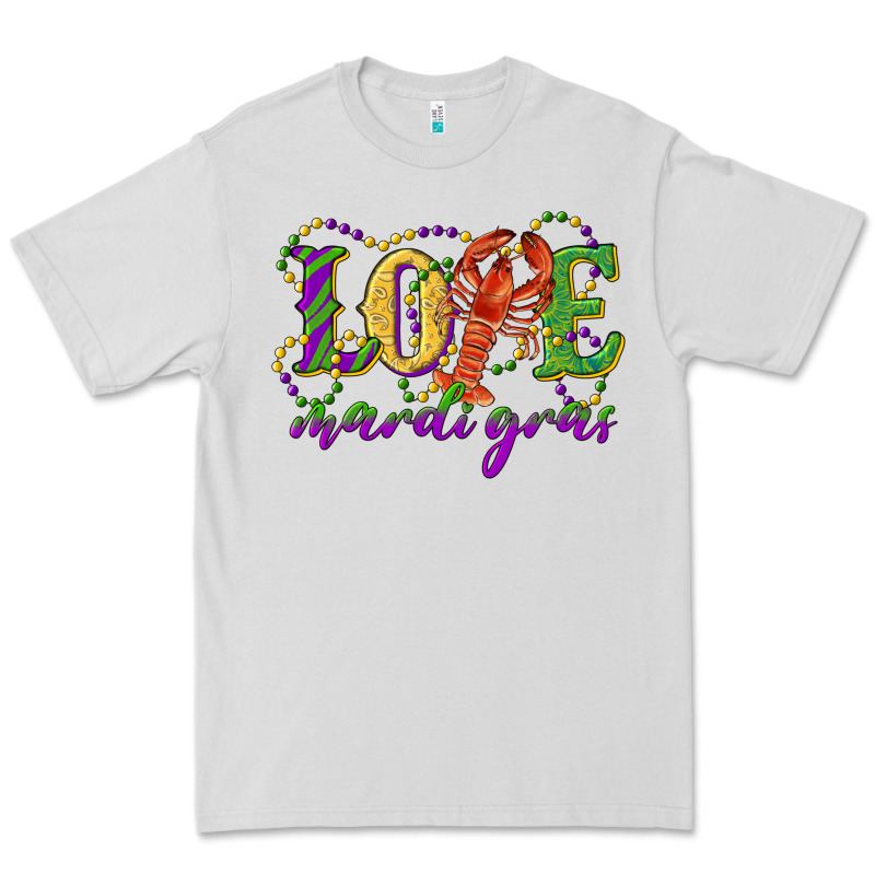 Love With Crawfish Mardi Gras Premium Tee by RanaPortraitStore | Teevron