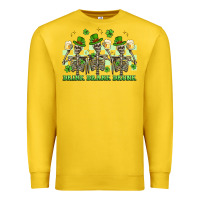 Lemon st. patrick's day skeletons drink drank drunk Premium Sweatshirt - Artiststas