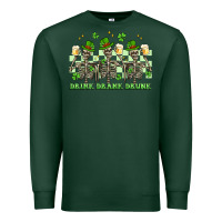 Sports Green st. patrick's day skeletons drink drank drunk Premium Sweatshirt - Artiststas