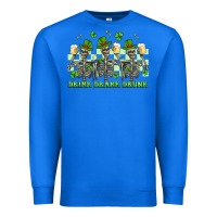 True Royal st. patrick's day skeletons drink drank drunk Premium Sweatshirt - Artiststas