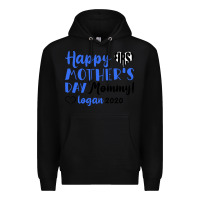 Black happy first mother's day mommy! logan 2020 Premium Hoodie - Bettercallsaul