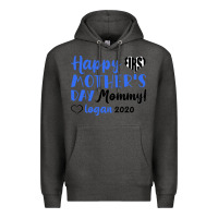 Charcoal Heather happy first mother's day mommy! logan 2020 Premium Hoodie - Bettercallsaul
