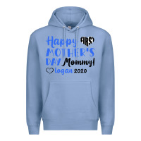Colony Blue happy first mother's day mommy! logan 2020 Premium Hoodie - Bettercallsaul