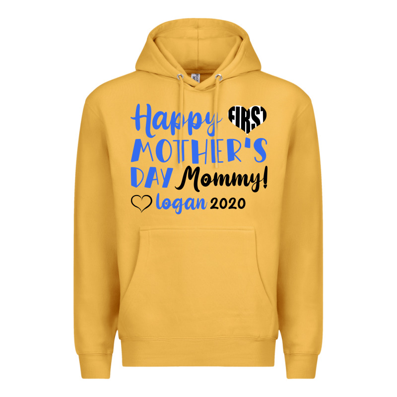 Happy First Mother's Day Mommy! Logan 2020 Premium Hoodie by Bettercallsaul | Teevron