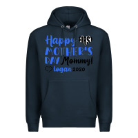 Navy happy first mother's day mommy! logan 2020 Premium Hoodie - Bettercallsaul