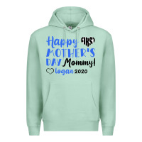 Seafoam happy first mother's day mommy! logan 2020 Premium Hoodie - Bettercallsaul