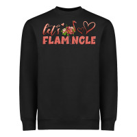 Black let's flamingle Heavyweight Sweatshirt - Artiststas