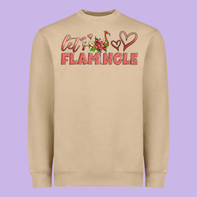 Let's Flamingle Heavyweight Sweatshirt Designed By Artiststas