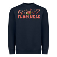 Navy let's flamingle Heavyweight Sweatshirt - Artiststas
