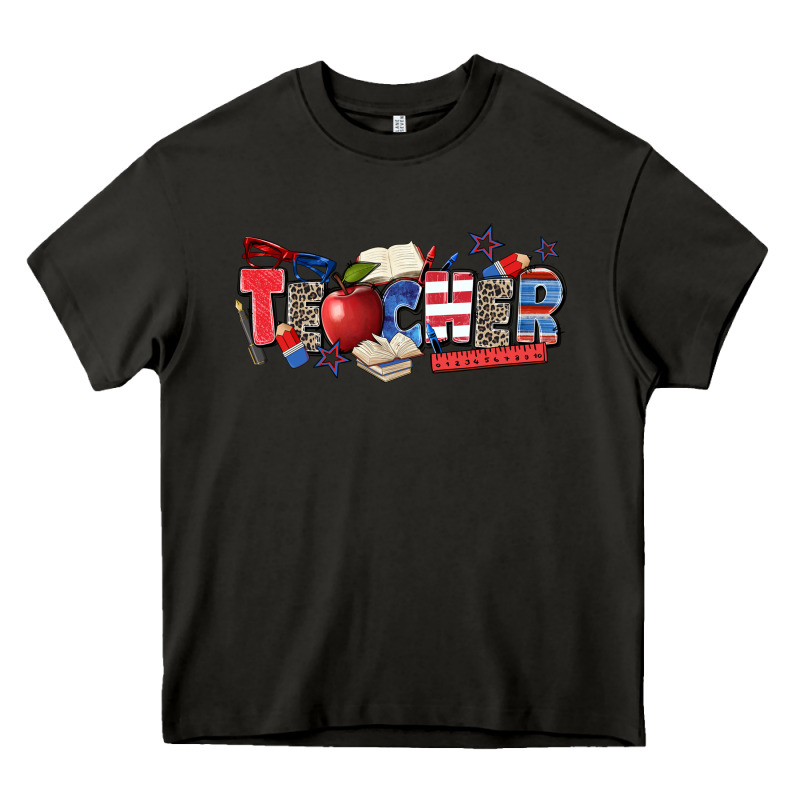 American Teacher Heavy Core Tee by Zillion Design Studio | Teevron