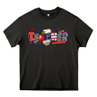 Asphalt American teacher Heavy Core Tee - Zillion Design Studio