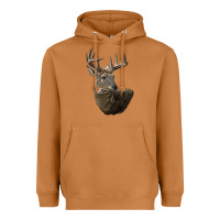 Meerkat white tailed buck deer head Heavyweight Hoodie - LillyAllenDesigns