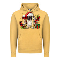 Vintage Mustard christmas joy pug Vintage Hoodie - JahusDesignShop
