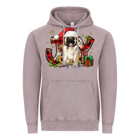 Christmas Joy Pug Vintage Hoodie | Teevron