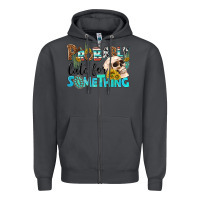 Smoke probably late for something Zipper Hoodie - NancyCooperArtShop