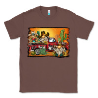 Chestnut western truck cowboy gnome background Classic Tee - BarkalooDesign