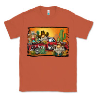 Copper western truck cowboy gnome background Classic Tee - BarkalooDesign