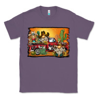Lavender western truck cowboy gnome background Classic Tee - BarkalooDesign