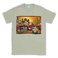Matcha western truck cowboy gnome background Classic Tee - BarkalooDesign