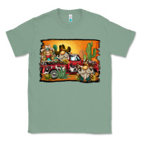 Sage western truck cowboy gnome background Classic Tee - BarkalooDesign