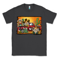 Smoke western truck cowboy gnome background Classic Tee - BarkalooDesign
