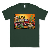 Sports Green western truck cowboy gnome background Classic Tee - BarkalooDesign