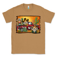 Toasted Coconut western truck cowboy gnome background Classic Tee - BarkalooDesign