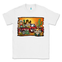 White western truck cowboy gnome background Classic Tee - BarkalooDesign