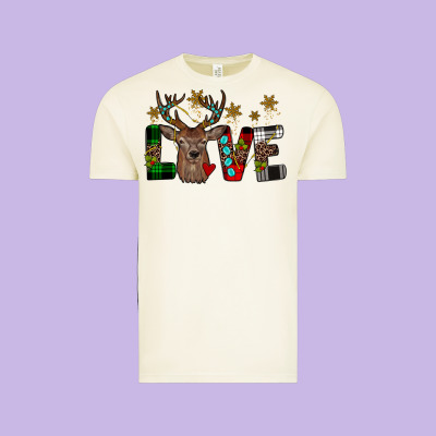 Love Christmas Vintage Tee Designed By Jahusdesignshop
