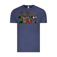 Vintage Denim love christmas Vintage Tee - JahusDesignShop