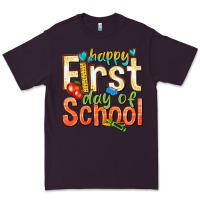 Plum happy first day of school Premium Tee - texasbilliewilder