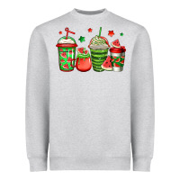 Heather Grey watermelon coffee Heavyweight Sweatshirt - Jasminsmagicworld