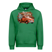 Emerald merry christmas truck Urban Hoodie - CowGirlArtShop