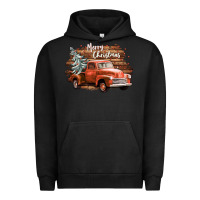 Pigment Black merry christmas truck Urban Hoodie - CowGirlArtShop