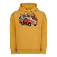 Pigment Peanut Butter merry christmas truck Urban Hoodie - CowGirlArtShop