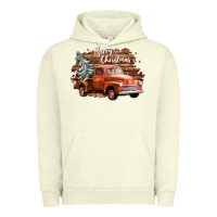 Pigment Pistachio merry christmas truck Urban Hoodie - CowGirlArtShop