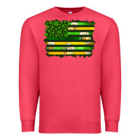 Cardinal st patrick's day american flag Premium Sweatshirt - Artiststas