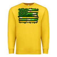 Lemon st patrick's day american flag Premium Sweatshirt - Artiststas