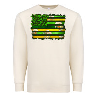 Sandshell st patrick's day american flag Premium Sweatshirt - Artiststas