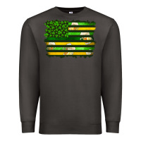 Smoke st patrick's day american flag Premium Sweatshirt - Artiststas
