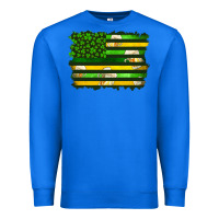 True Royal st patrick's day american flag Premium Sweatshirt - Artiststas