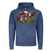 Vintage Denim Christmas joy pitbull Vintage Hoodie - JahusDesignShop