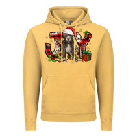 Vintage Mustard Christmas joy pitbull Vintage Hoodie - JahusDesignShop